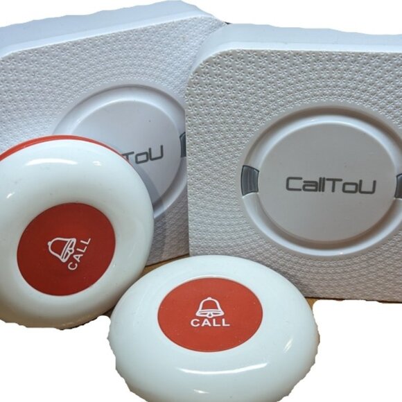 CallToU Wireless Caregiver Pager Smart Call System 2 SOS Call Button Nurse Alert - Picture 1 of 11